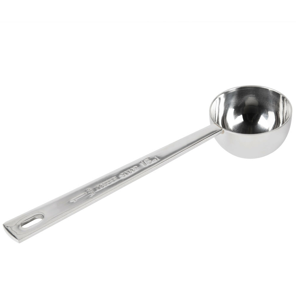 Tablecraft 1 Tbsp. Stainless Steel Coffee / Measuring Scoop