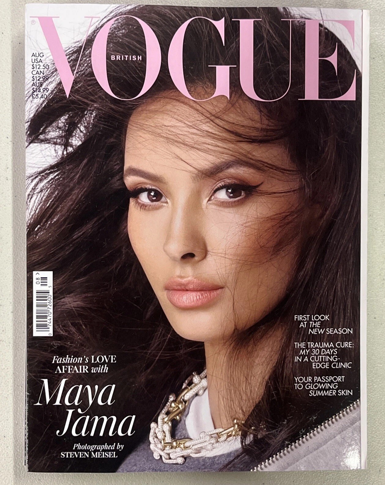 VOGUE UK BRITISH MAGAZINE AUGUST 2023 MAYA JAMA