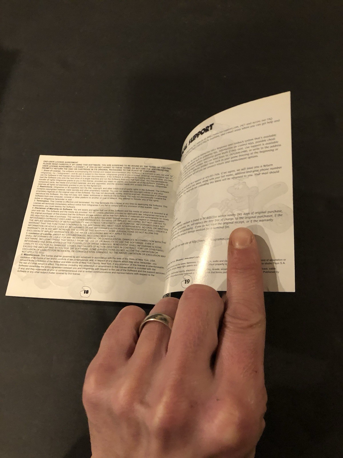 smurf racer sony ps1 Manual Only