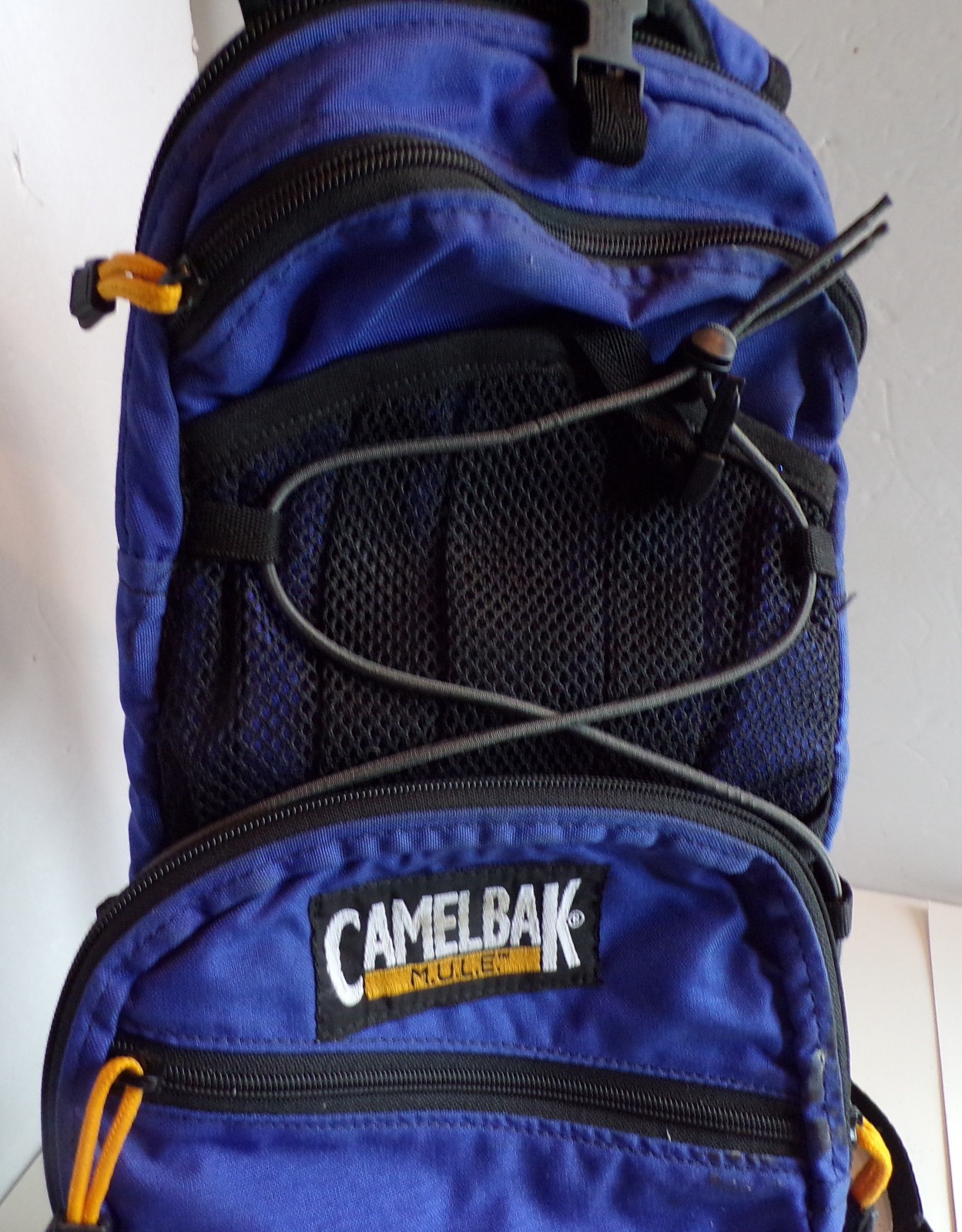Camelbak M.U.L.E Hydration Hiking Biking Backpack Blue/Black/Yellow w/o Bladder
