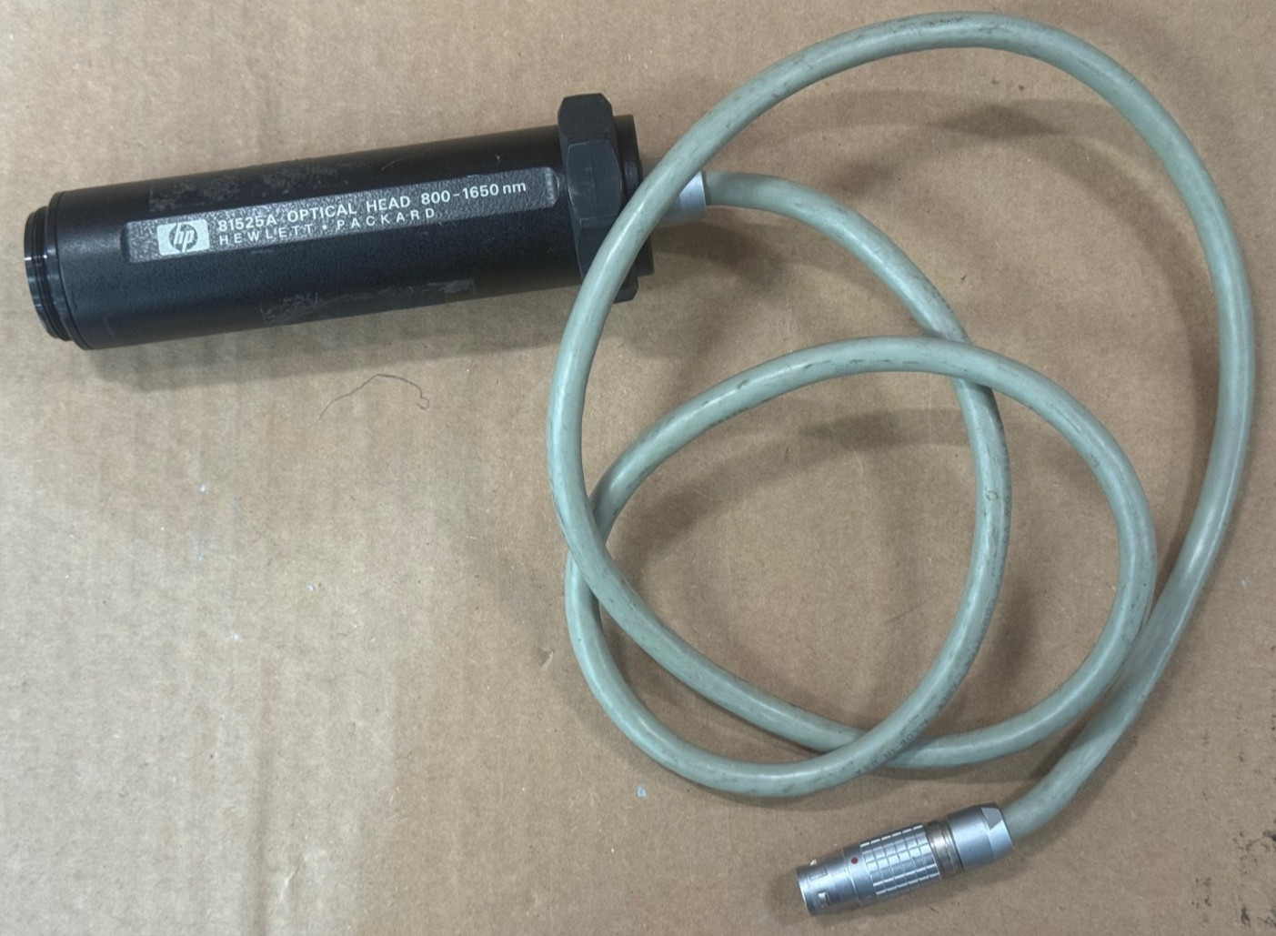 HP AGILENT 81525A LIGHTWAVE OPTICAL POWER SENSOR HEAD 800 - 1650 NM