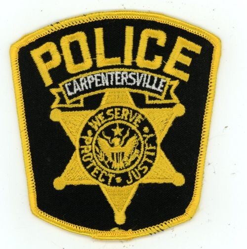 ILLINOIS IL CARPENTERSVILLE POLICE NICE SHOULDER PATCH SHERIFF
