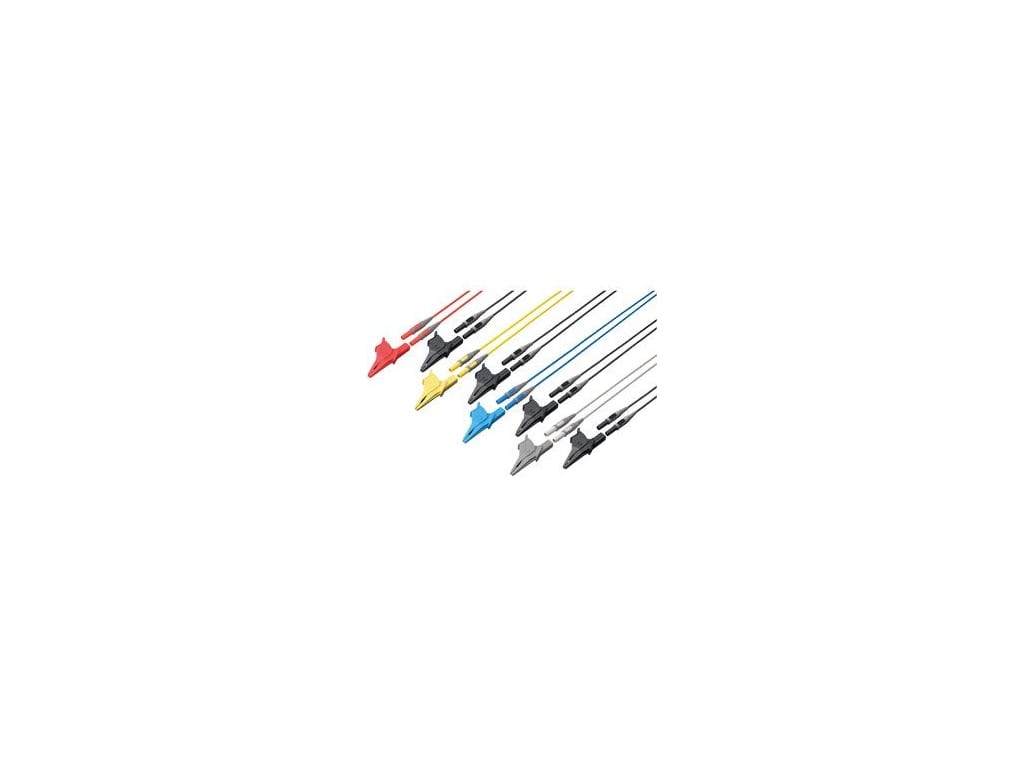 Hioki L1000 Voltage Cable Red, Yellow, Blue, Gray 1 each, 4 Black. 1KV