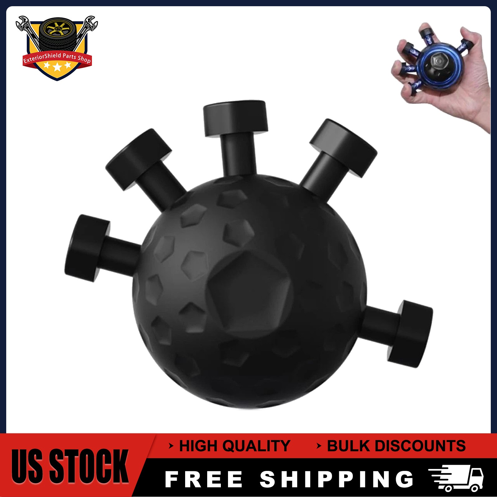 Adjustable Exerciser for Hand Grip Finger Forearm Strength