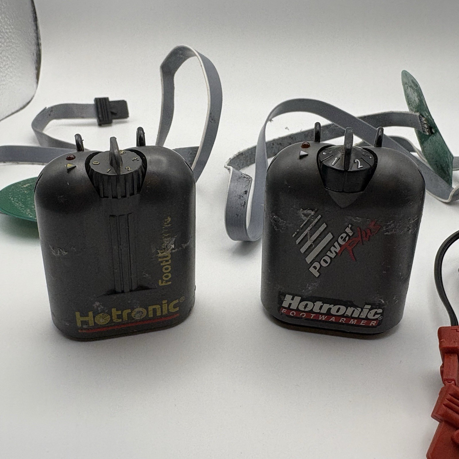 Hotronic Boot Heating System Lot - 2 Battery - Boot Clips - Charger - Cords READ
