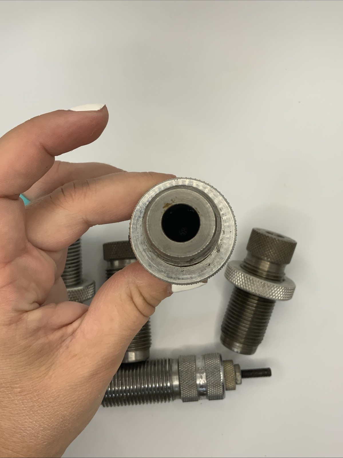 RCBS 38/357 carbide 3 die set plus extras Size and Lyman