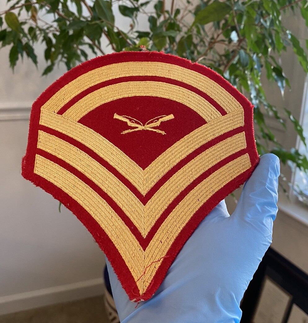 USMC US Marine Corps Gunnery Sergeant Uniform Patch 6x7