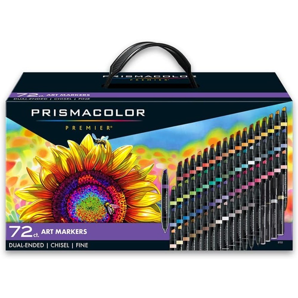Tip Art Markers 72 Colors Professional Drawing Set for Adult