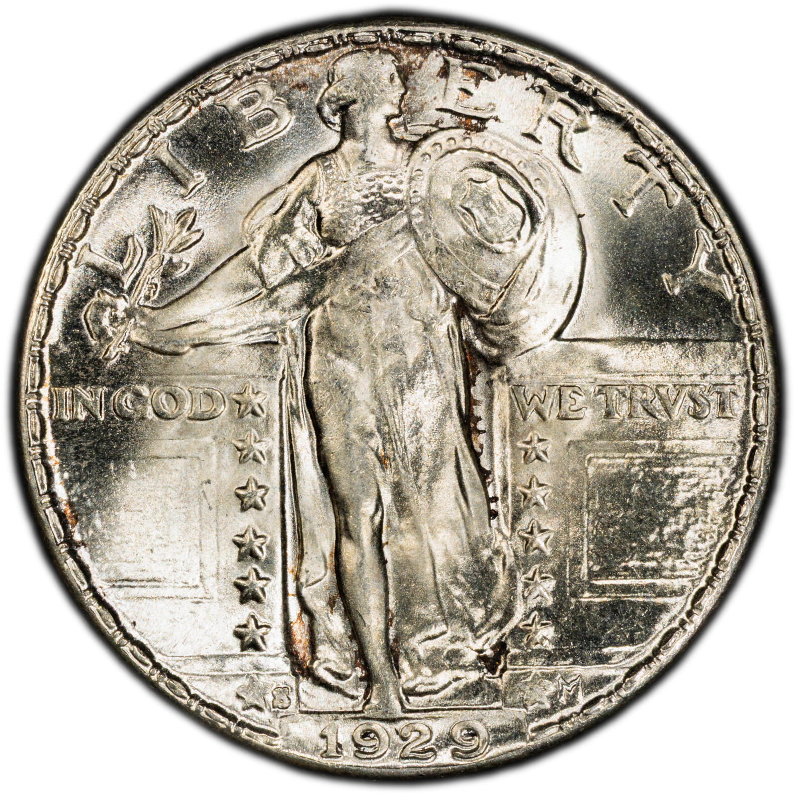1929-S 25C Standing Liberty Quarter PCGS MS66+ (CAC)