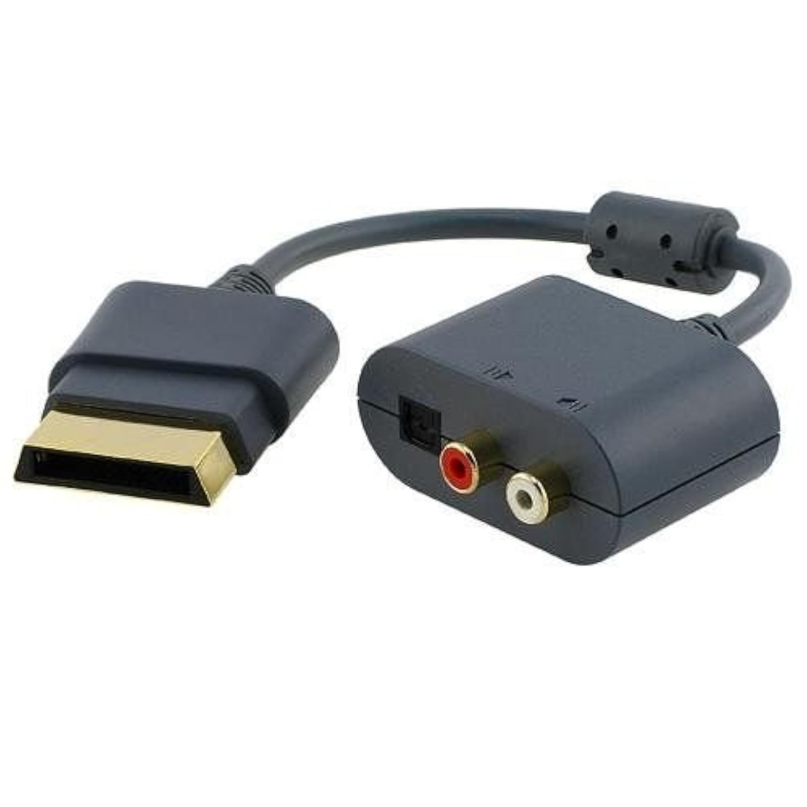 RCA Audio And Toslink Digital Optical Audio Adapter Dongle For Xbox 360  5E
