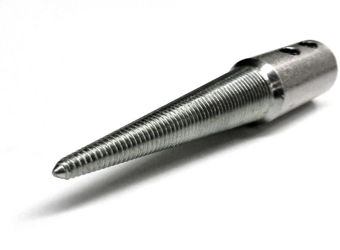 Spindle Tapered 1/4" Arbor Hole Tapered Threaded Left Hand Grinder-Buffer-Motor