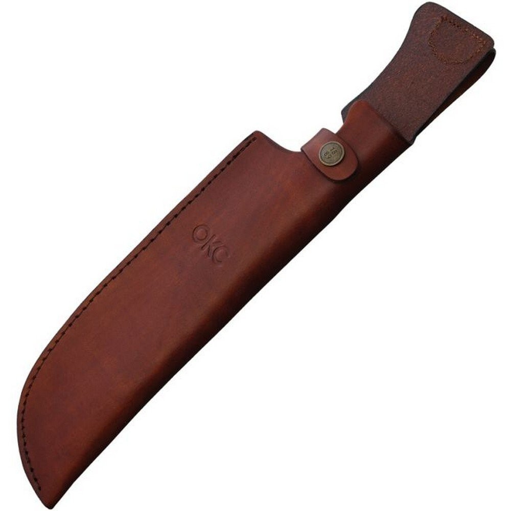 Ontario Old Hickory Outdoor Brown Leather Sheath For Fixed Knife - 40-20-4400