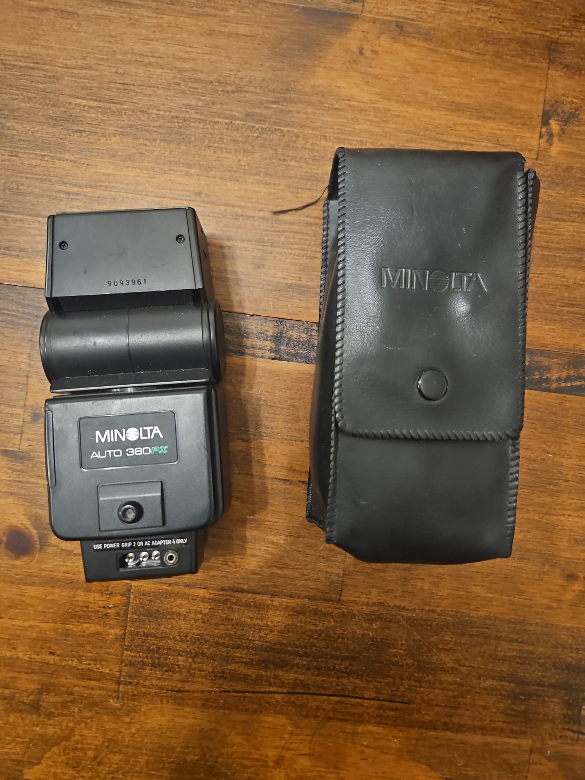 Minolta Auto 360 Px Shoe Mount Xenon Flash For Minolta [UNTESTED]