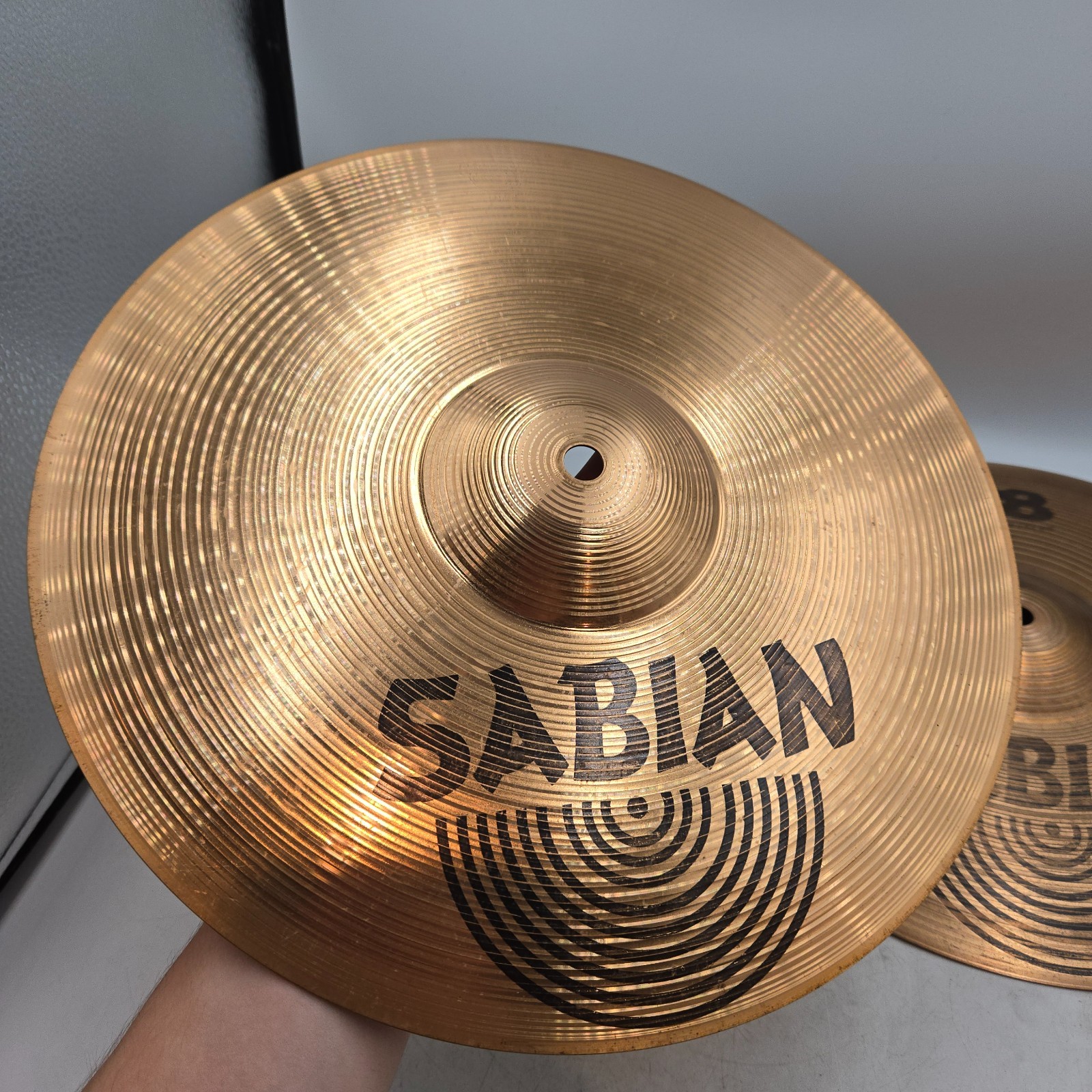 13" Sabian B8 Hi-Hat Cymbals
