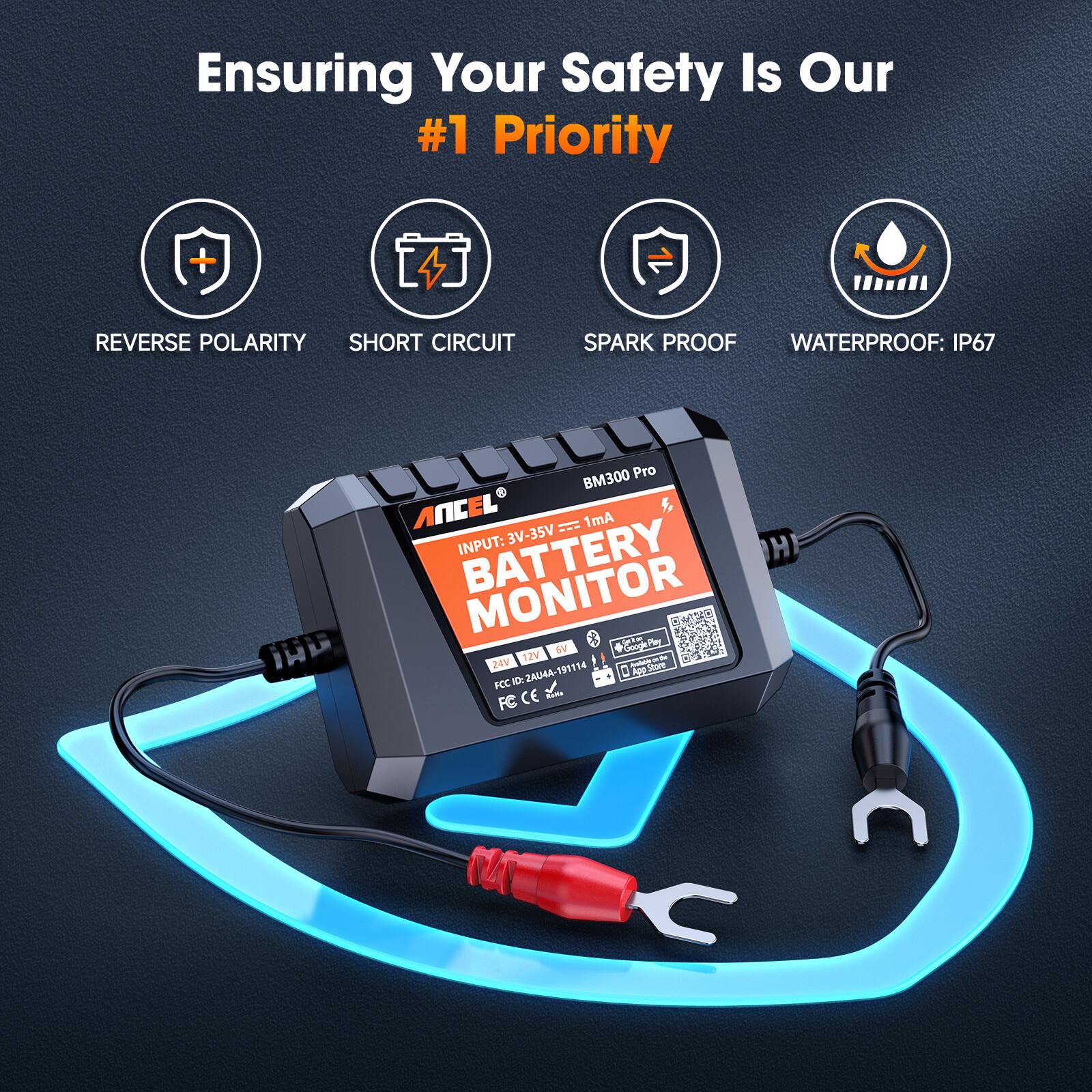 24V Car Battery Load Tester Digital Alternator Voltage Analyzer Diagnostic Tool