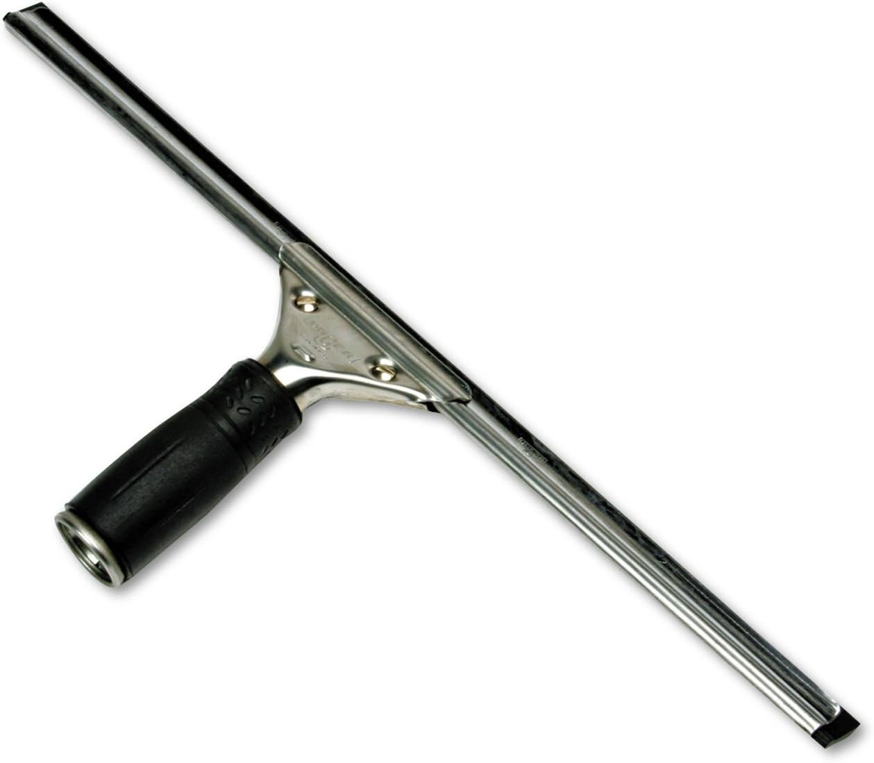 Professional Steel Window and Glass Squeegee with Replacement Rubber, 16 Inch (P
