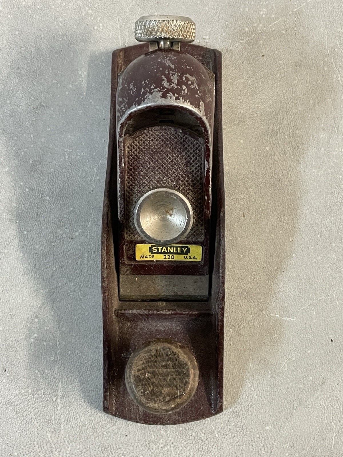 Vintage Stanley 220 Block Plane 7" Long 2” Wide