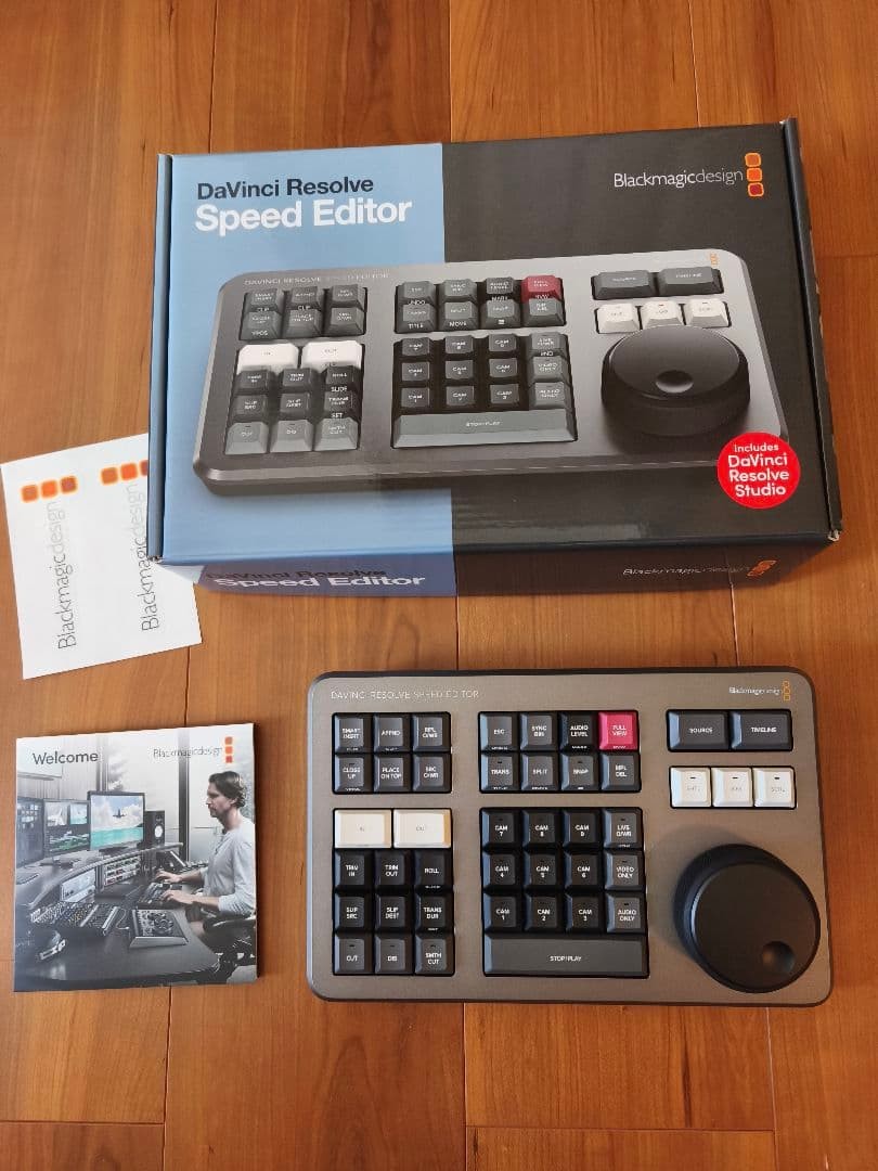 DaVinci Resolve Speed Editor No License Blackmagic Design Editing Console USB-C