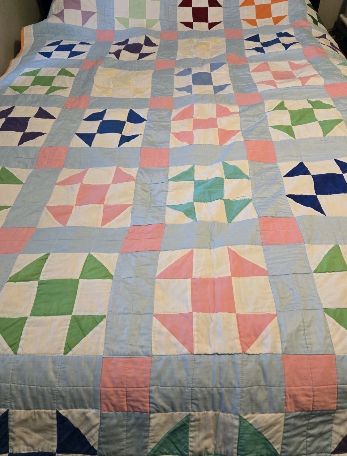 Quilt Shoo Fly Pattern Queen Sz Warm Cottage Cabin Appalachian Vintage Design