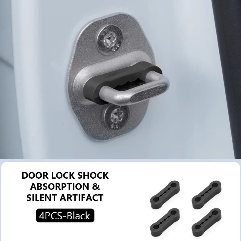 SEAMETAL Car Door Shock Absorber Universal Car Door Buckle Soundproof Deadener