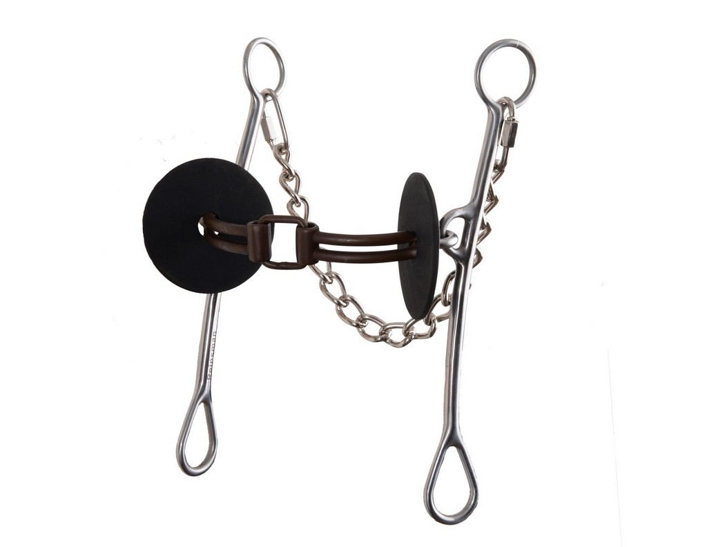 Reinsman Bit Josey Mitchell Double Bar Lift Gag 5 Silver 0118-4000