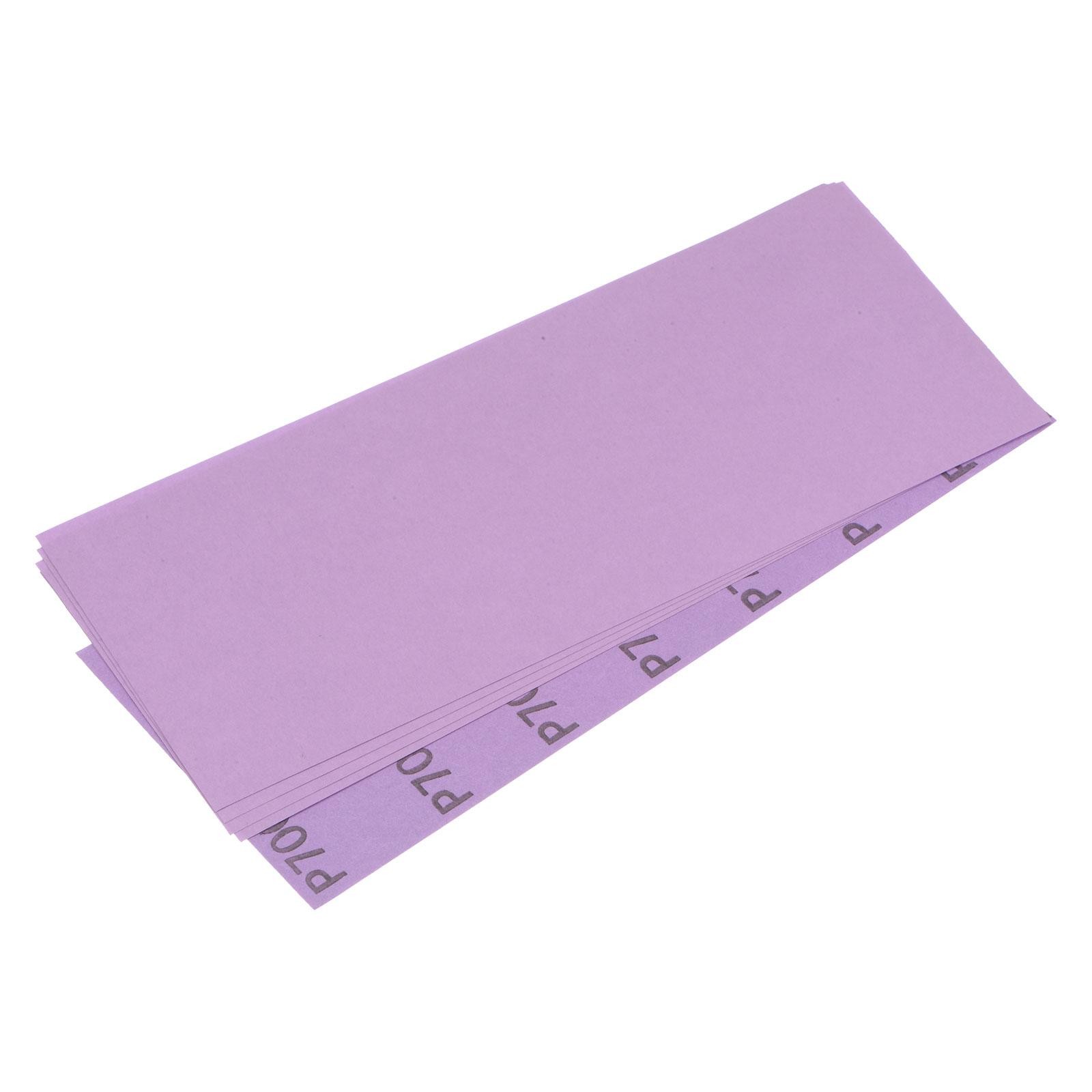 5 Pcs Purple Sanding Sheets 7000 Grit 9" x 3.7" Aluminum Oxide Sandpapers