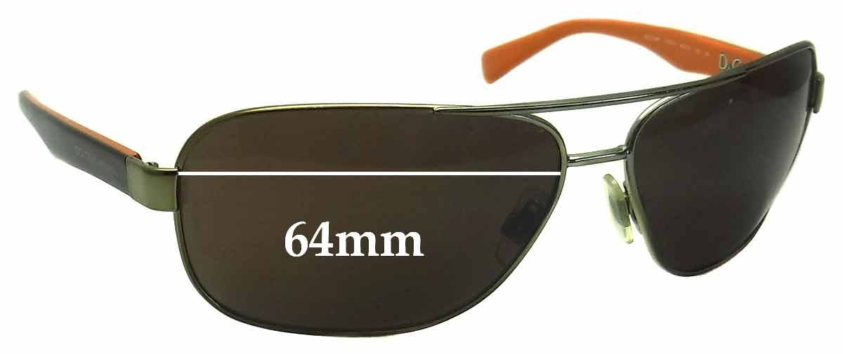 SFx Replacement Sunglass Lenses fits Dolce & Gabbana DG2120P - 64mm Wide