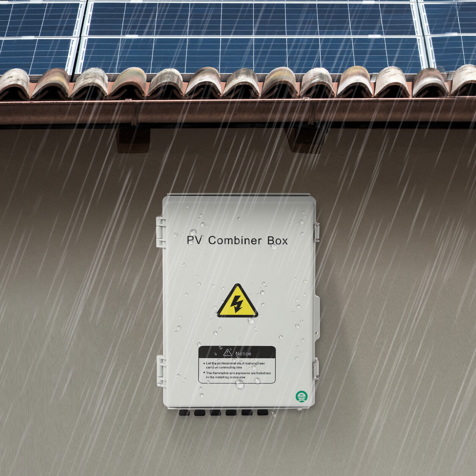 6 STRING SOLAR PV COMBINER BOX CIRCUIT BREAKER JUNCTION BOX FOR SOLAR SYSTEM NEW