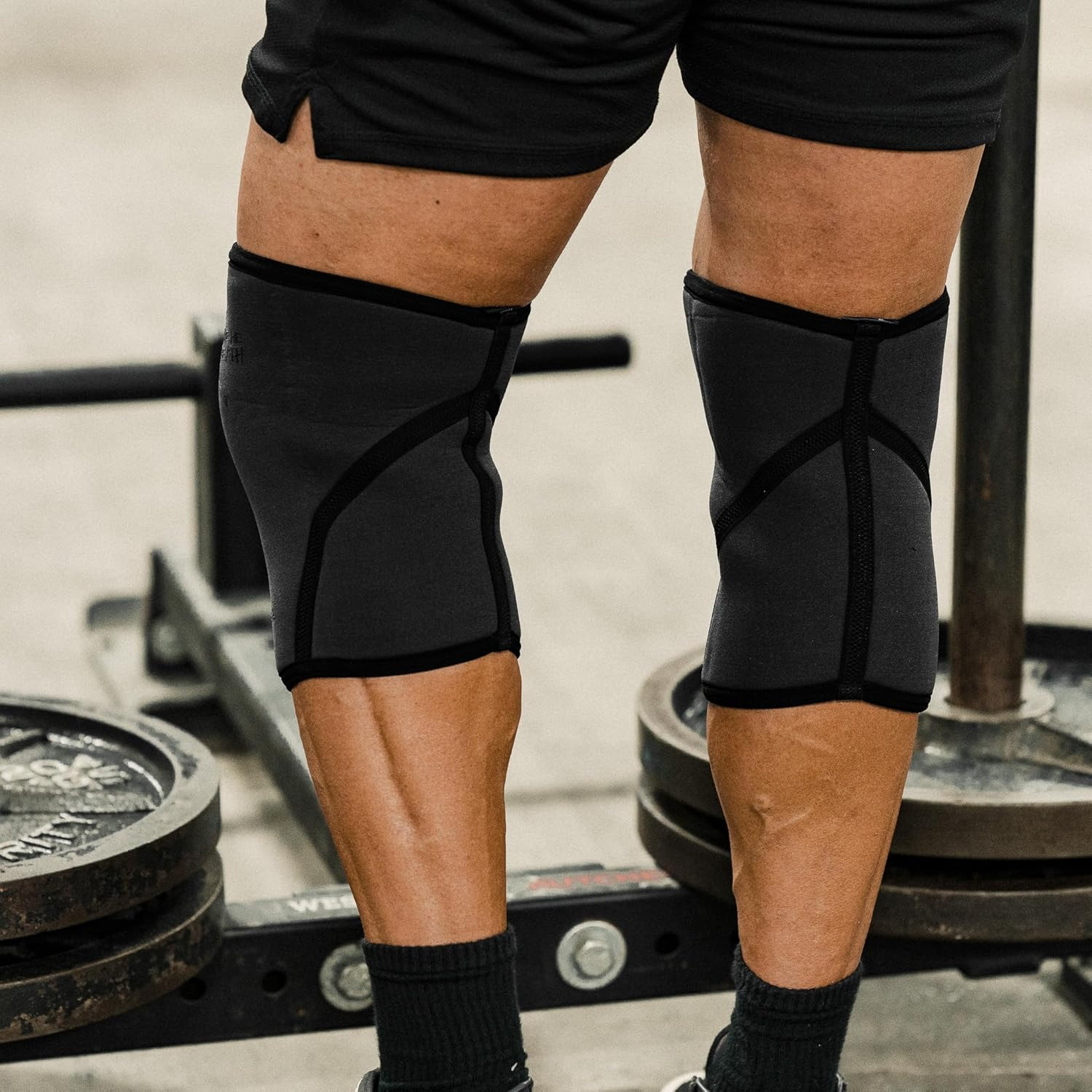 Knee Sleeves for Weightlifting & Powerlifting (7Mm Pair) for Men & Women - Knee