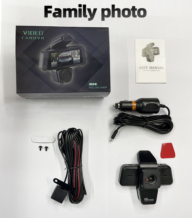 HD WiFi Dash Car DVR Camera W/ Rear View Night Vision Loop Recording G-Sensor