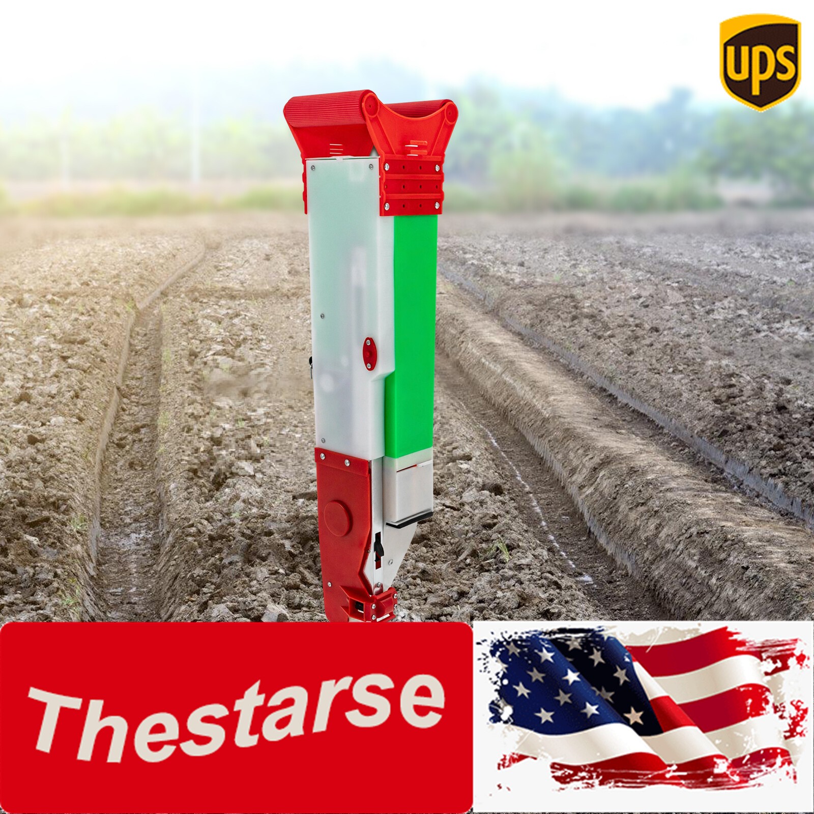 Vegetable Seeder Adjustable Manual Garden Precision Planter Tool Transplanter