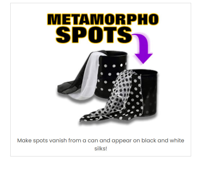 Metamorpho Spots by Mr. Magic - Trick