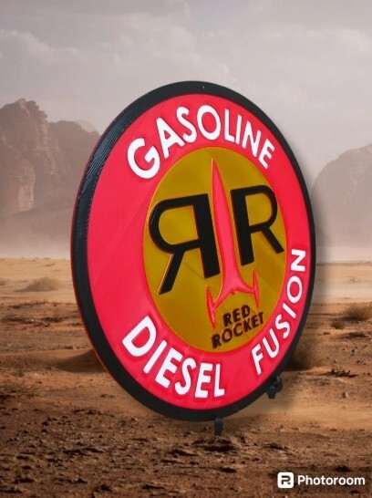Fallout Red Rocket Fuel Station Sign