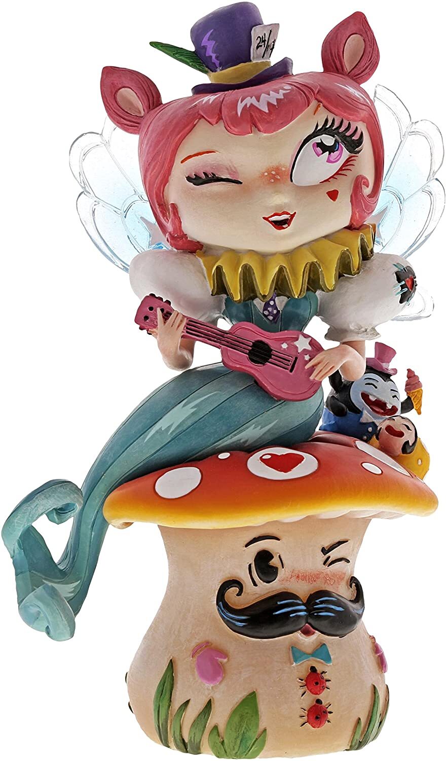 Enesco The World of Miss Mindy Mermaid Quartet Stone Resin Figurine 6.6 Inch