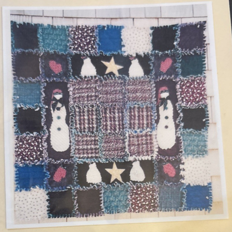 Vtg Rare Hooper Creek RAGS & CHENILLE Quilt 2001 Pattern