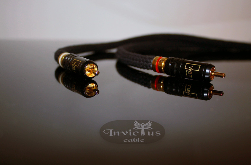 RCA cable Neotech up-occ 7N copper solid core -Wbt connectors