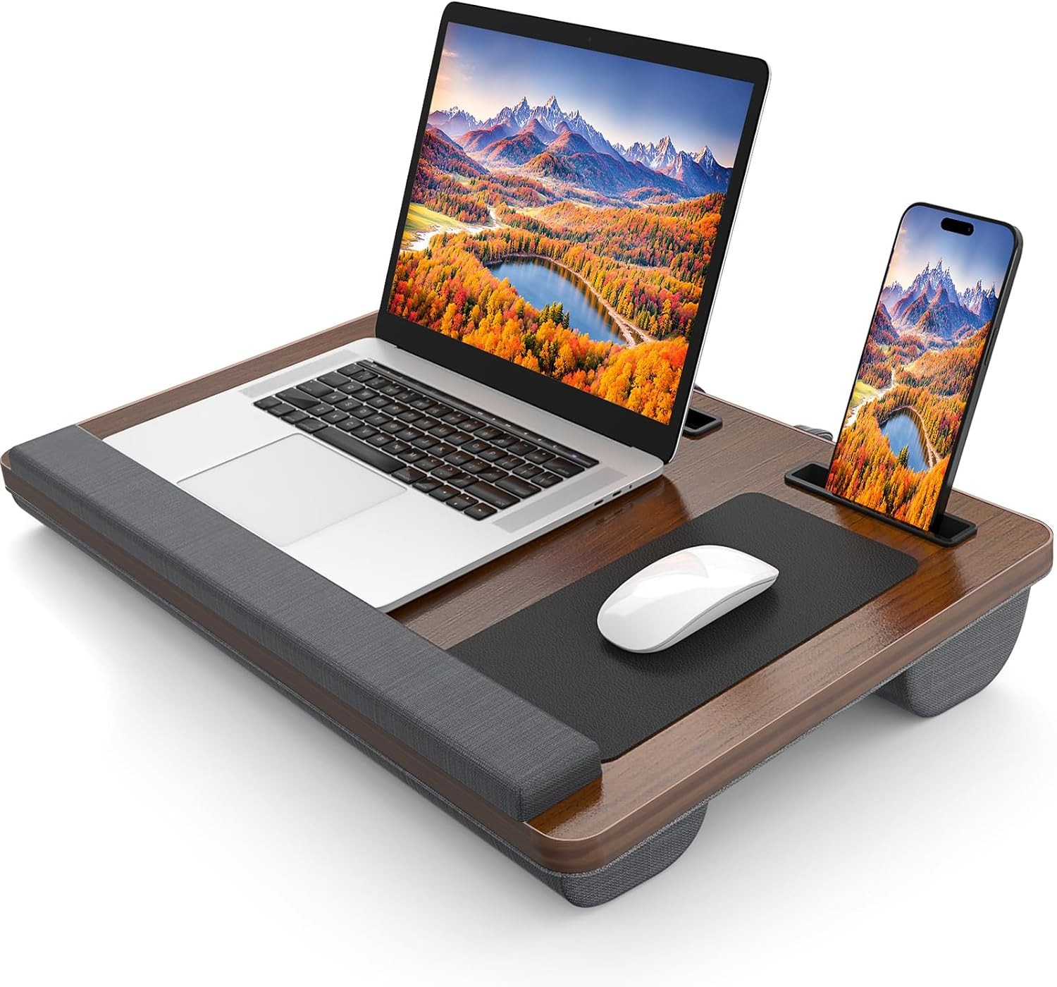 Laptop Lap Desk Portable Large Laptop Desk Bed Up to 17 in Lap Table