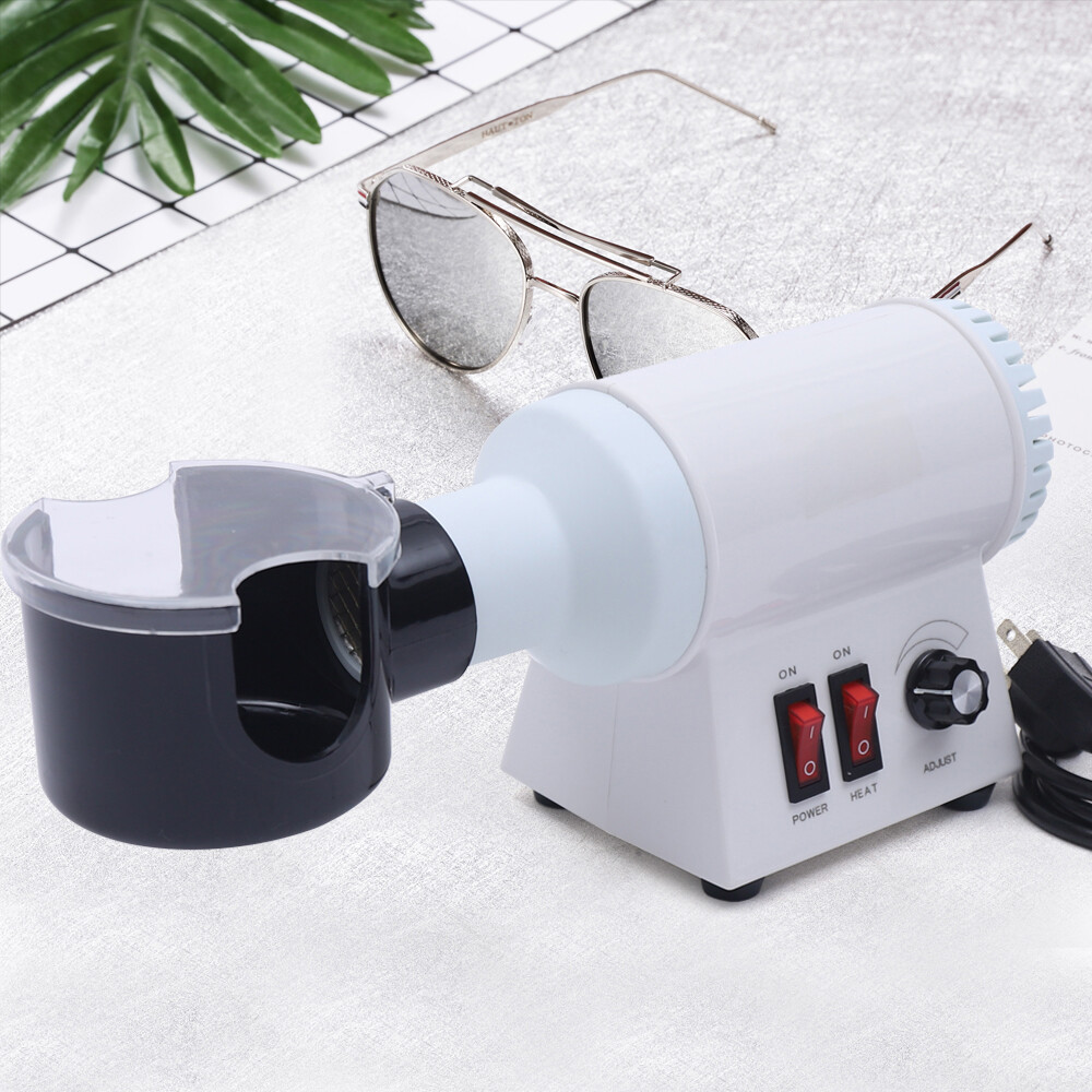 Hot Air Optical Eyeglasses Frame Warmer Frame Heater Temperature Adjustable 110V
