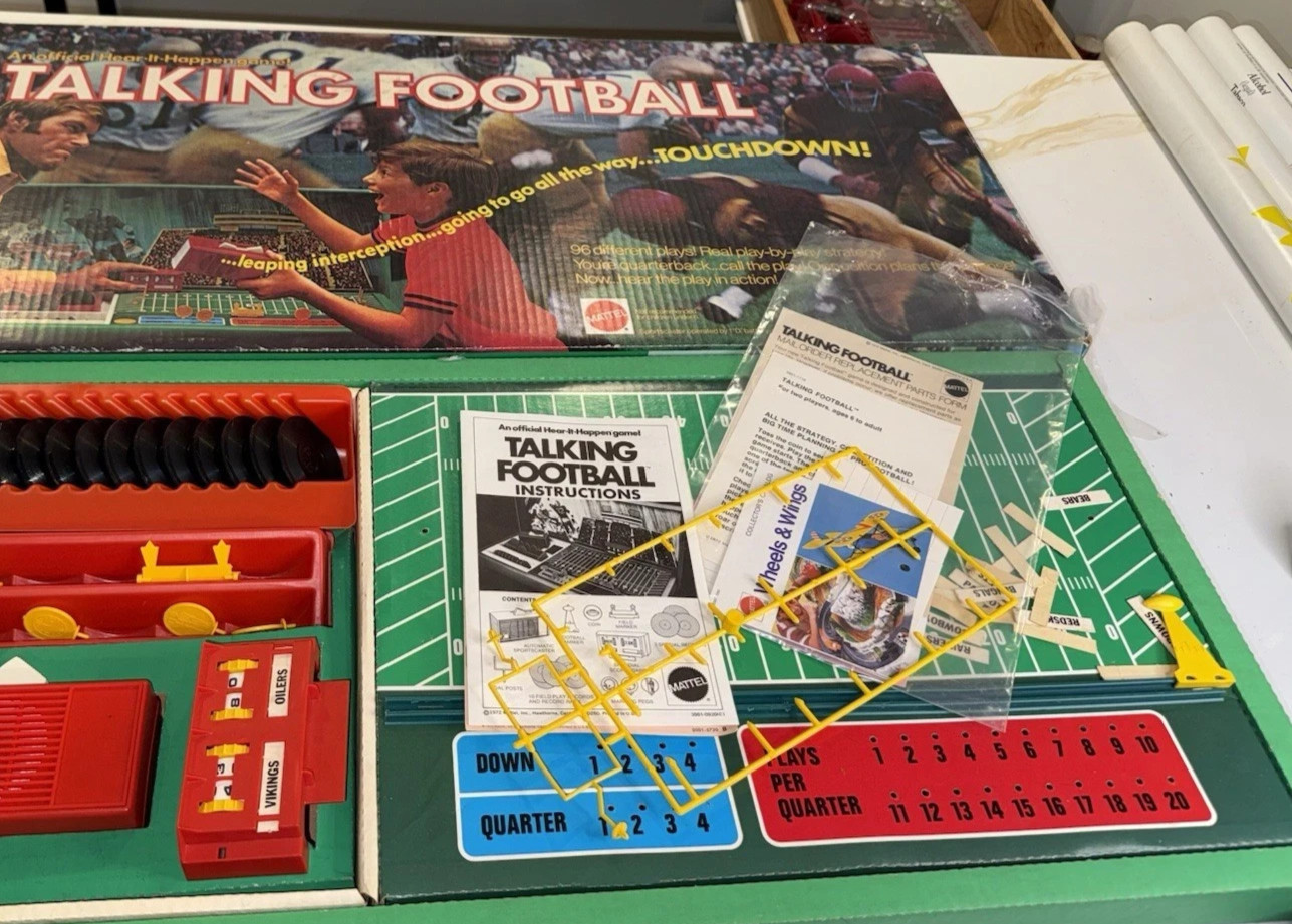 Vintage 1971 Mattel Talking Football Replacement Record Parts + Pick & Choose