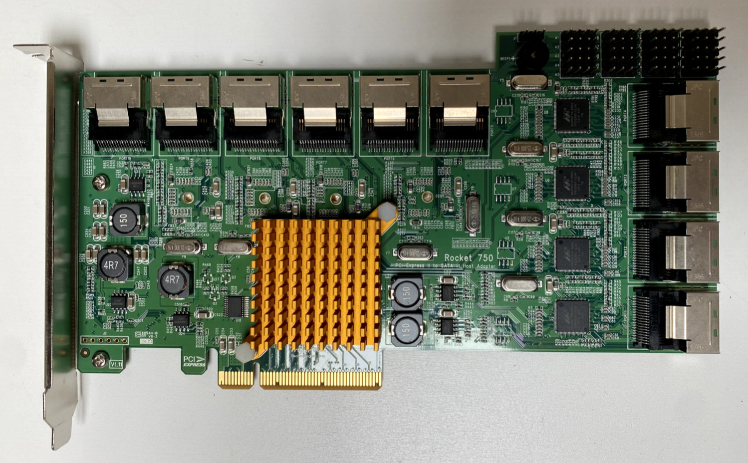 HighPoint R750 Rocket 750 40-Channel SATA 6Gb/s PCI-Express 2.0 x8 HBA Card