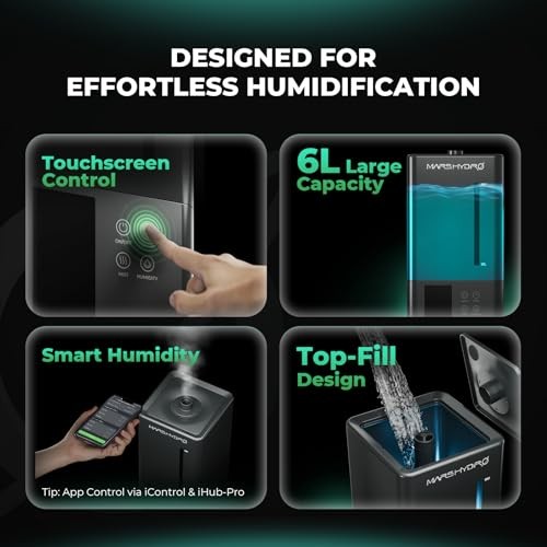 2026 New Plant Humidifier with Adjustable Humidity | Timer 6L