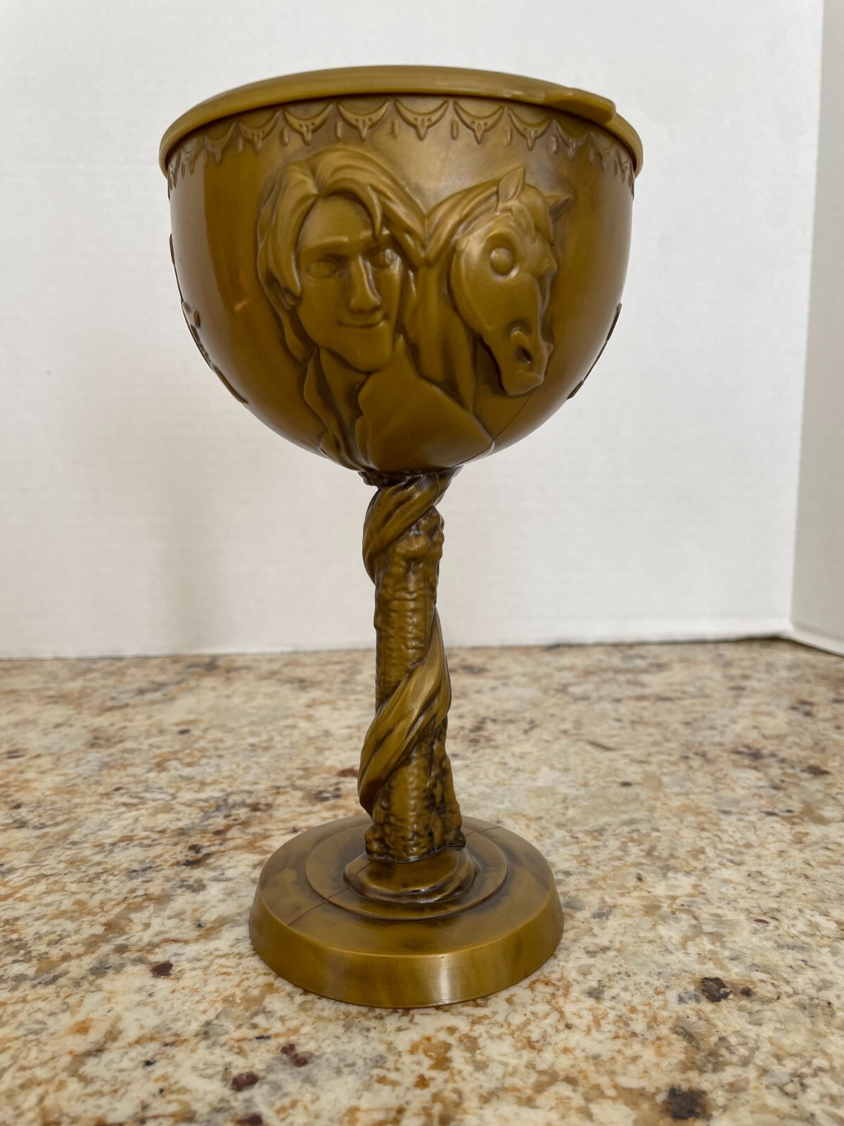 Disney Parks Tangled Goblet with Lid, No Straw