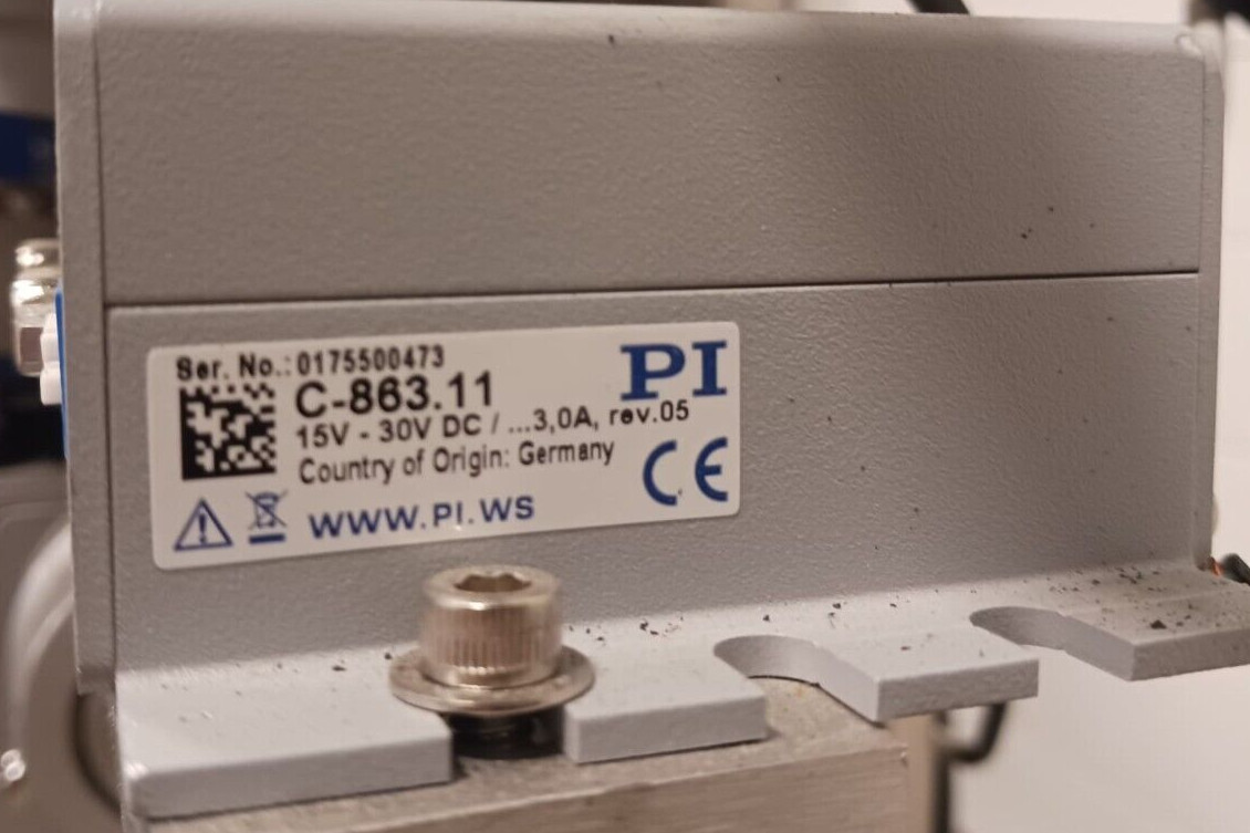 Reichert William J. Hacker Microscope w/PI Mercury C-863.11 DC Motor Controller