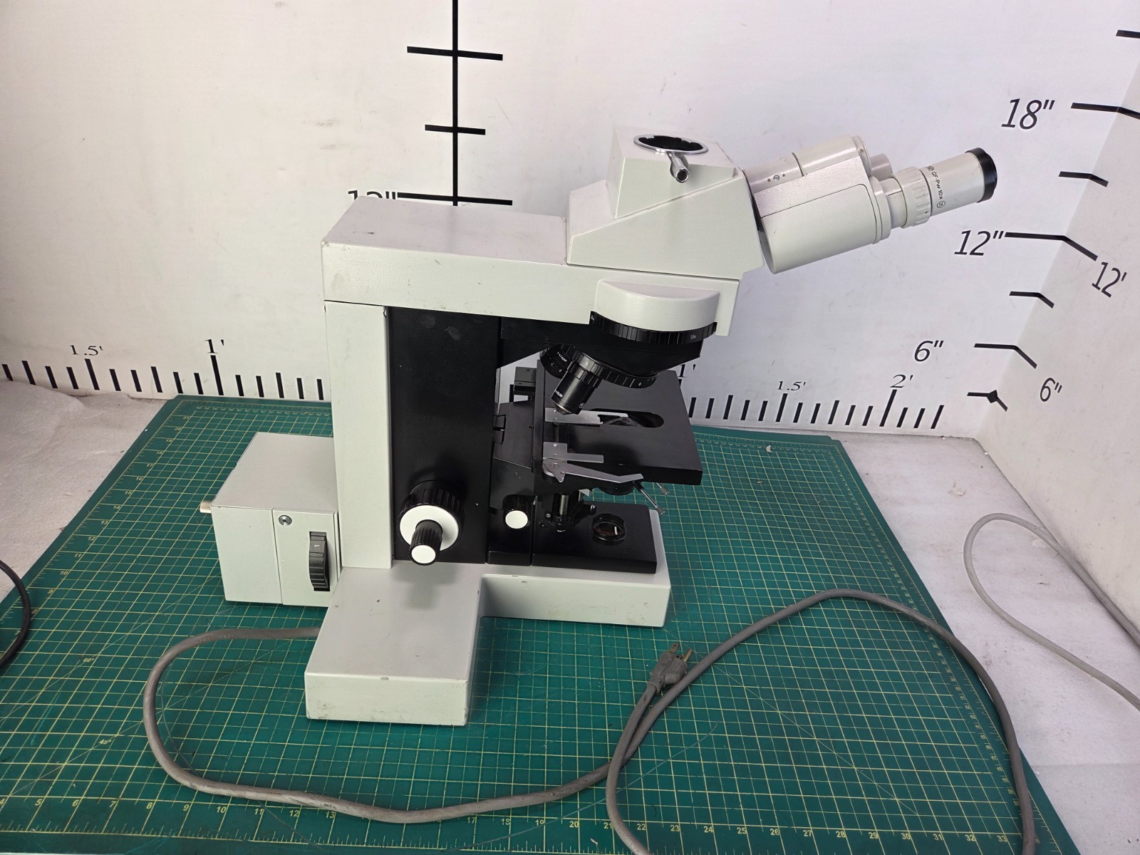 Zeiss Jena Microscope Jenaval W/2 Objectives