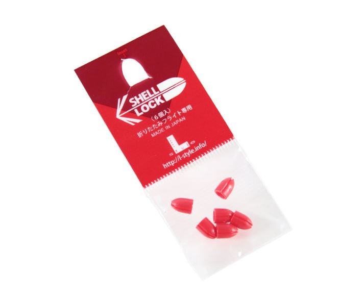 L-Style Shell Lock Rings Red