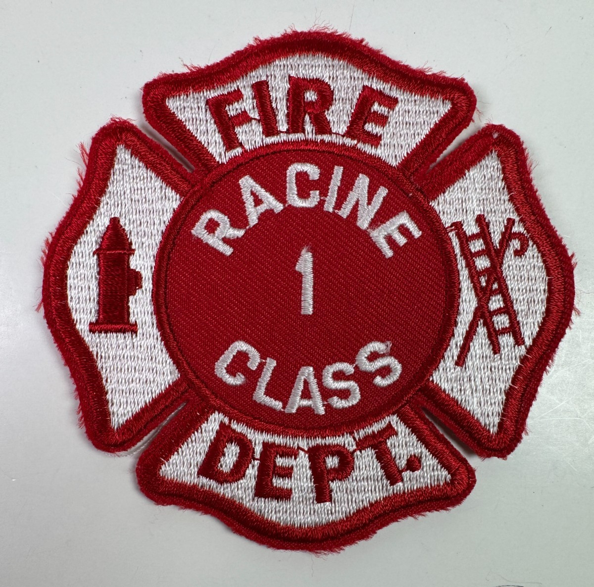 Racine Fire Class 1 Wisconsin WI Patch A10