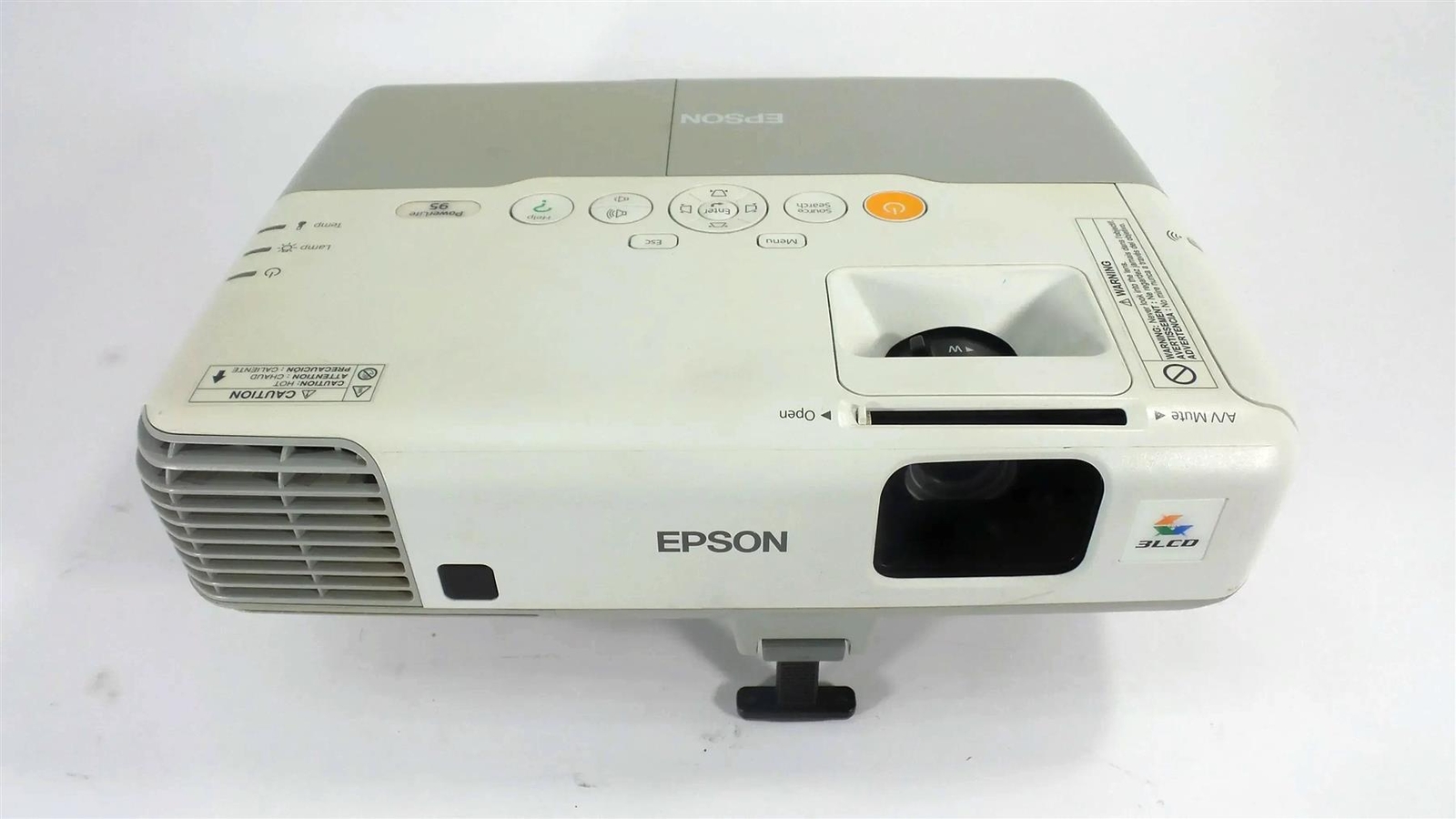 Epson PowerLite 95 LCD Projector - HDMI - Lamp Runtime: 3140 Hours