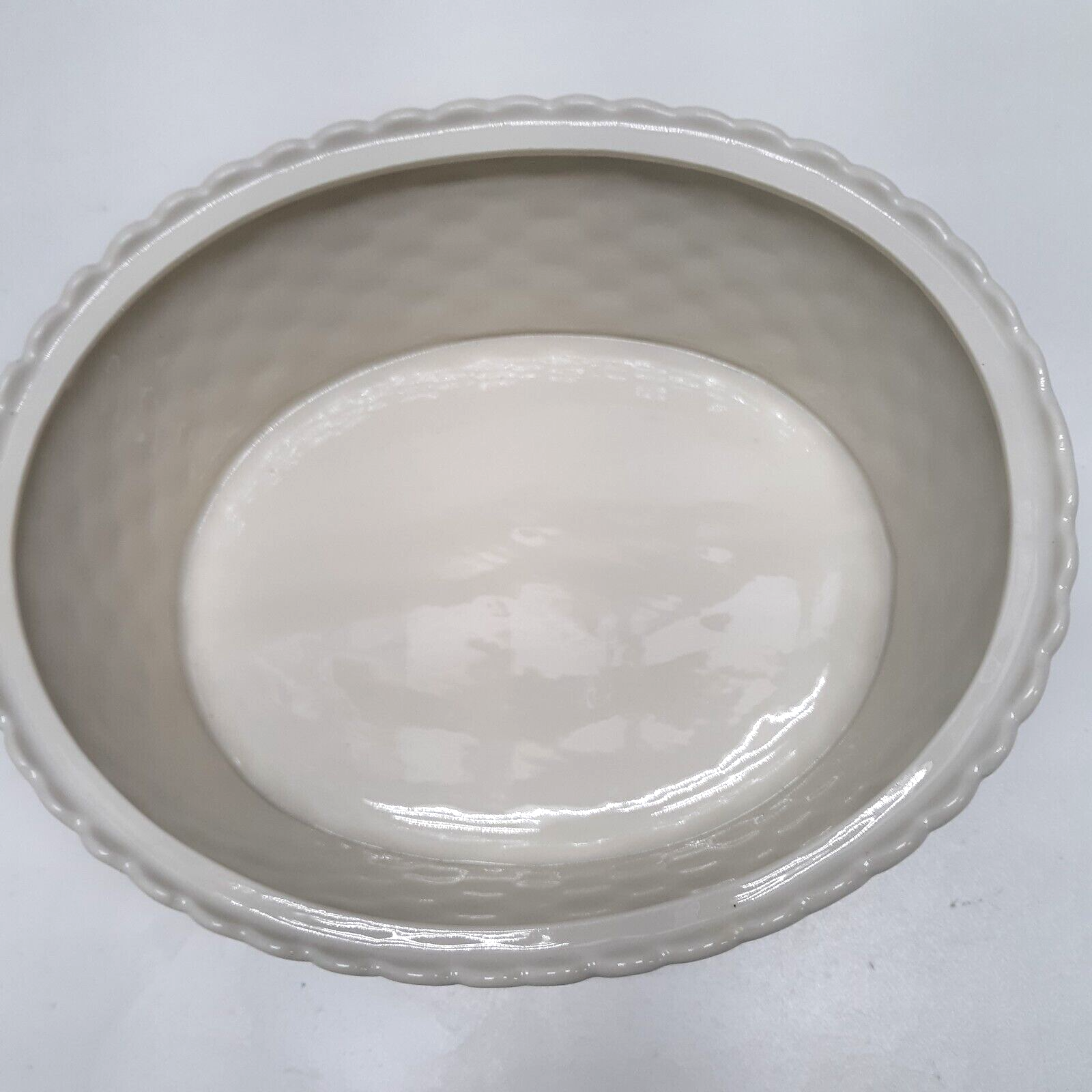 Belleek Shamrock Oval Covered Dish, Porcelain