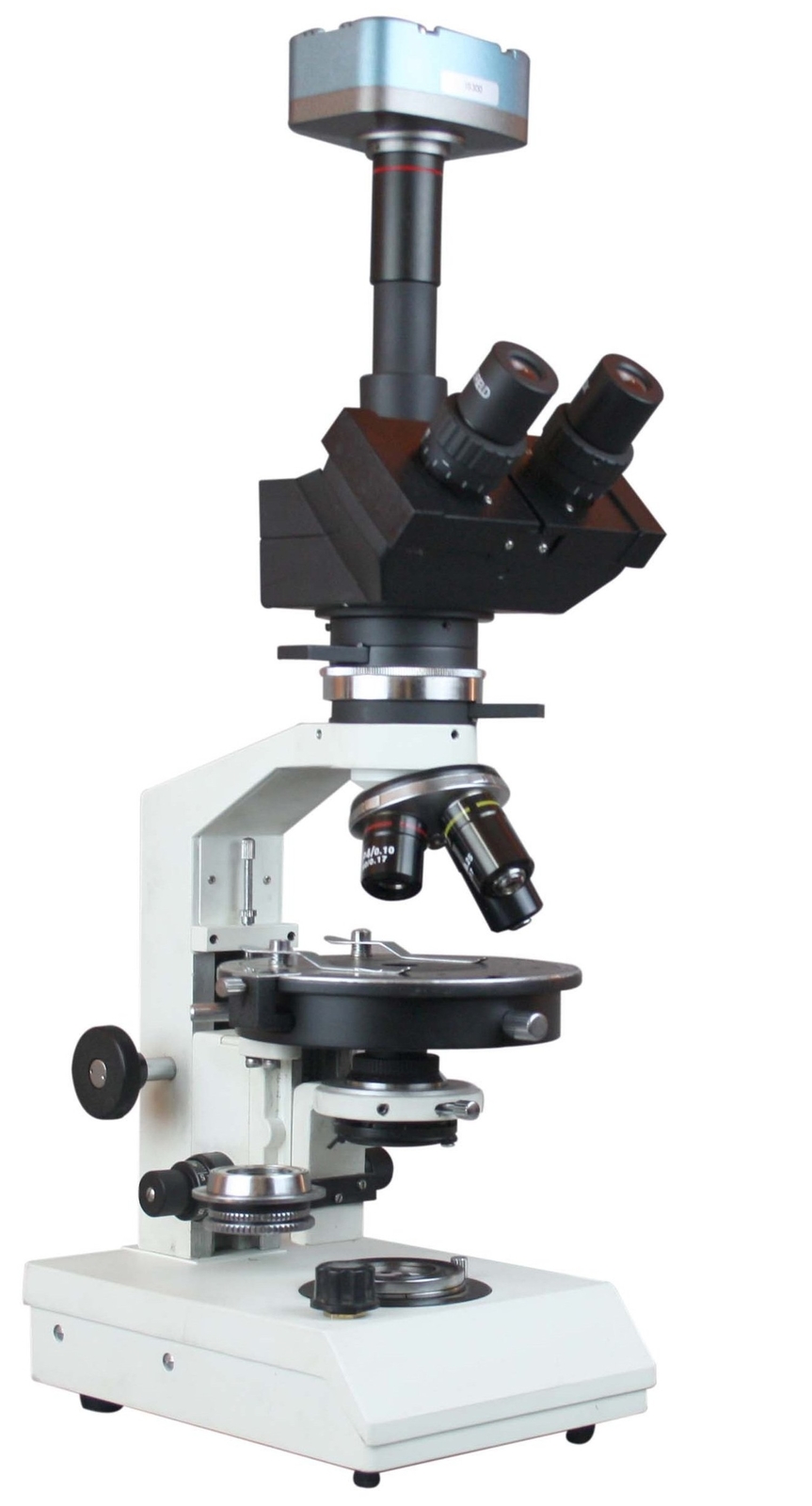 Geology Mineralogy Polarizing Microscope 5 MP Camera, λ Plates, Centerable Stage