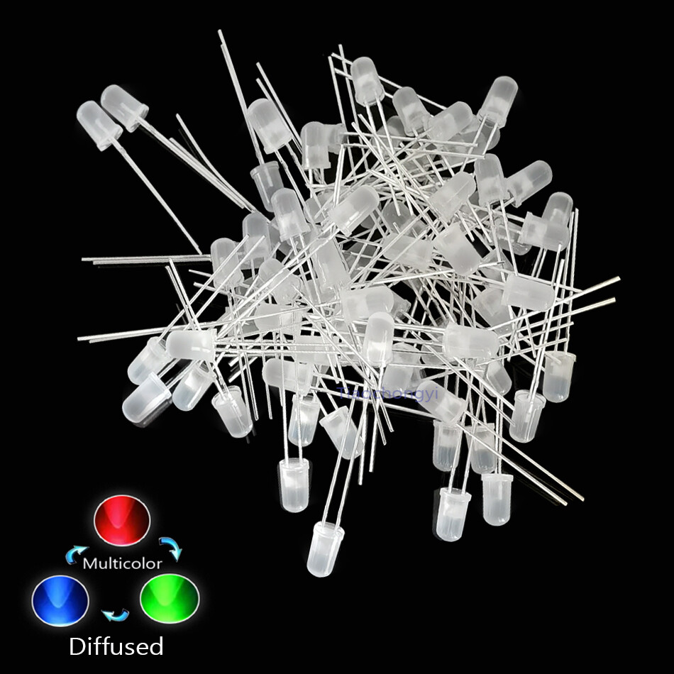 5mm Multicolor Slow/Fast Flashing LED diode Blinking light Emitting Diode 2pin